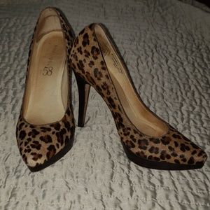 Boutique 58 Leopard Print Heels